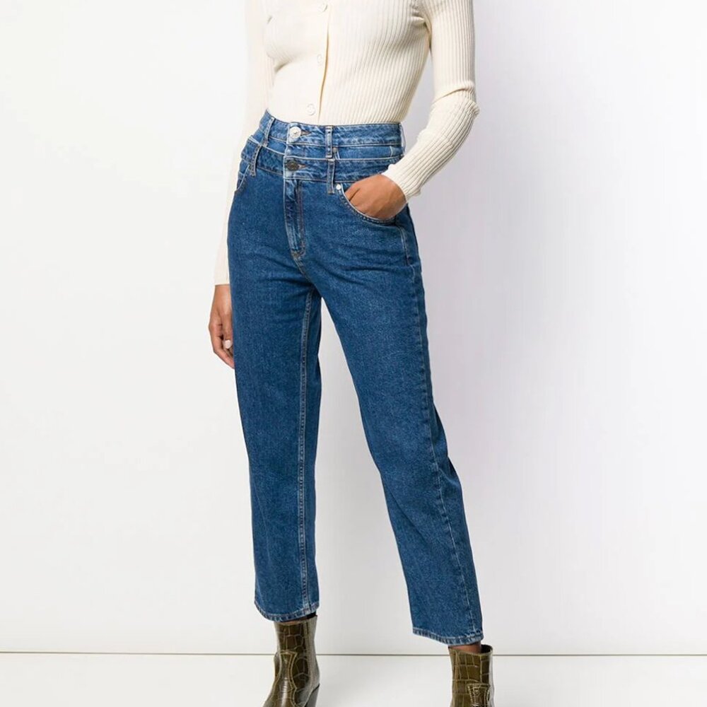 SANDRO Kitty double-waisted Jeans (size EU 36, US 25/26), like new condition